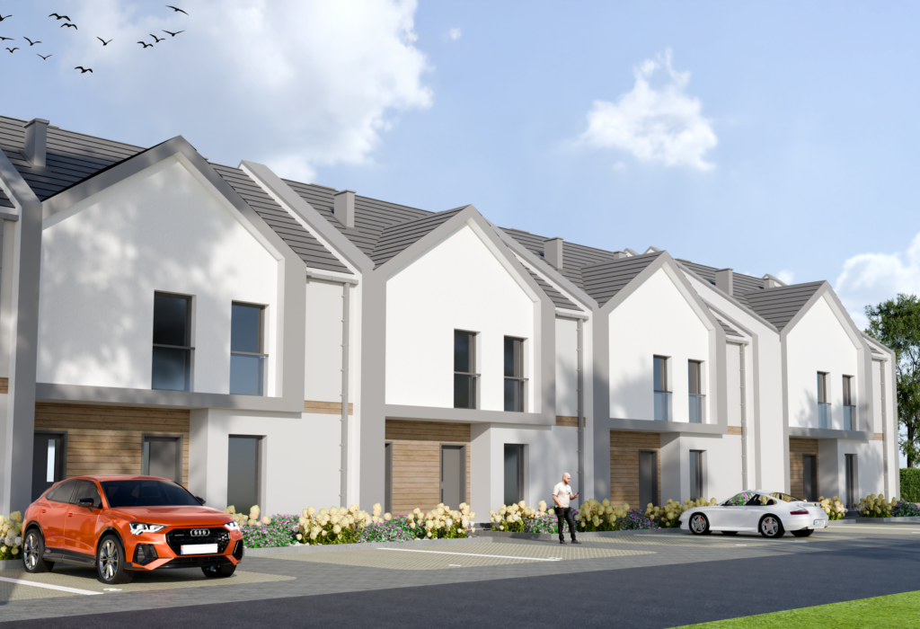 Wizualizacja osiedla SIM w Nowej Dębie - wersja 1, ujęcie 3