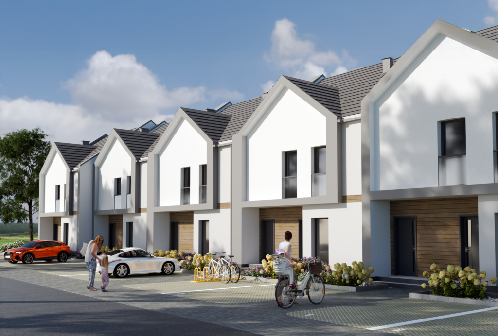 Wizualizacja osiedla SIM w Nowej Dębie - wersja 1, ujęcie 4