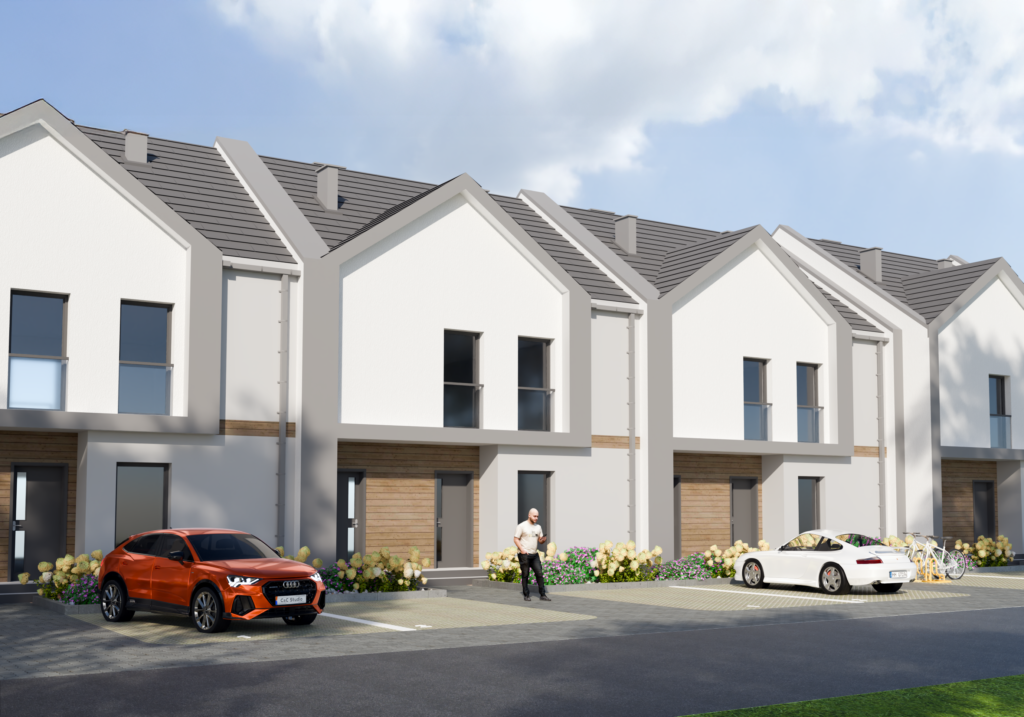 Wizualizacja osiedla SIM w Nowej Dębie - wersja 1, ujęcie 5