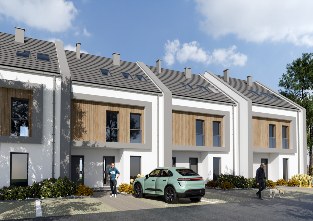 Wizualizacja osiedla SIM w Nowej Dębie - wersja 2, ujęcie 7