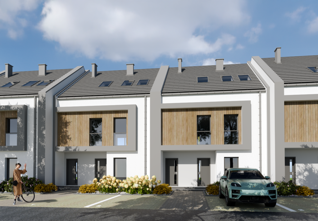 Wizualizacja osiedla SIM w Nowej Dębie - wersja 2, ujęcie 8