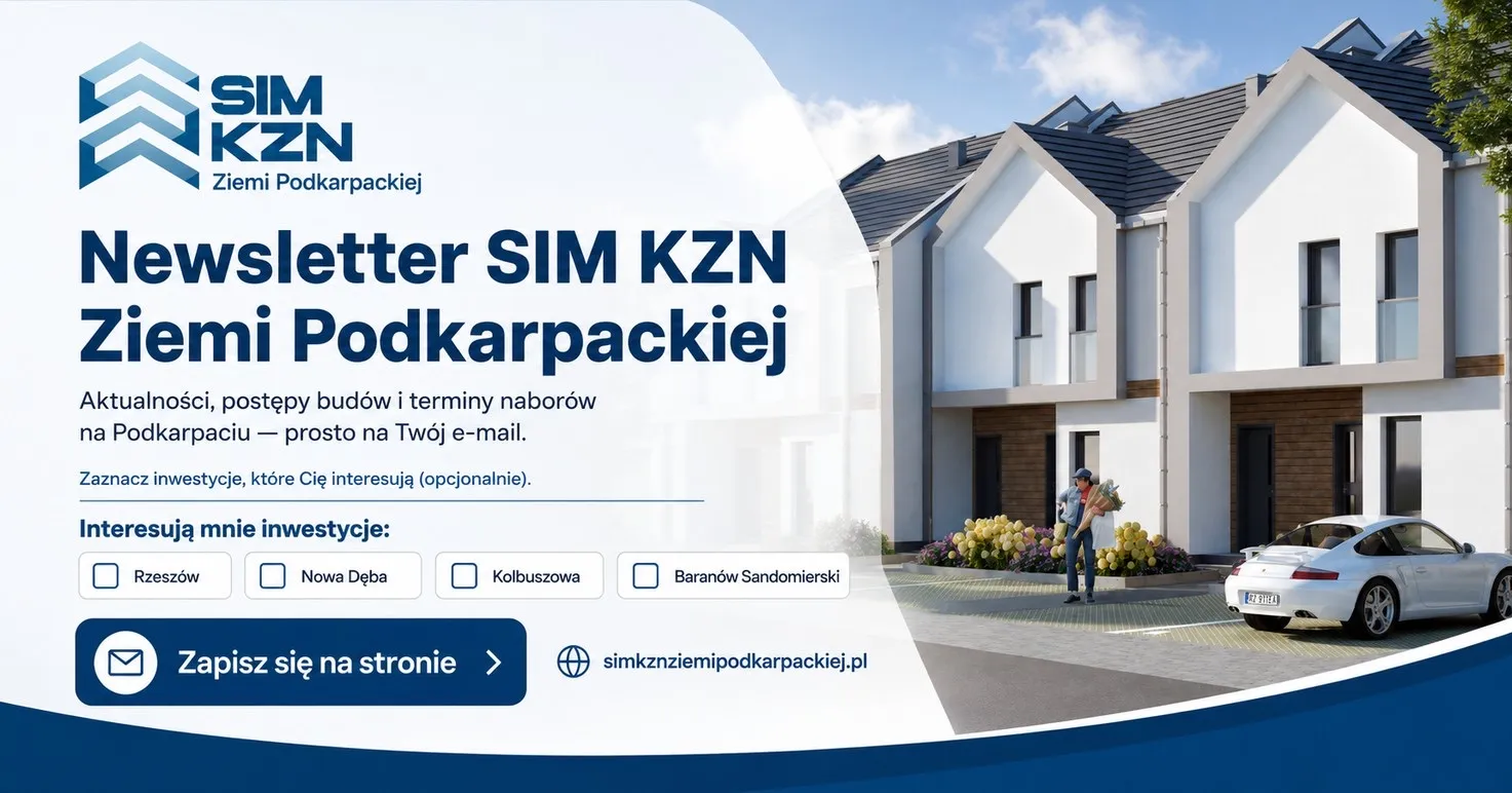 Newsletter SIM KZN Ziemi Podkarpackiej — bądź na bieżąco z naborami